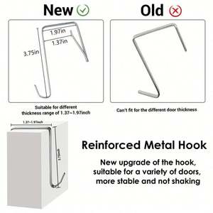 Organisateur de chaussures mural à suspendre sur la porte, organisateur de chaussures suspendu, organisateur de rangement à suspendre derrière la porte avec 20 poches - Product Image 4