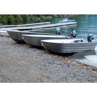 Lamax Vente à chaud 16 pieds grand tout soudé coque en V profonde Lakes & Rivers ferry en aluminium Console pour les ventes