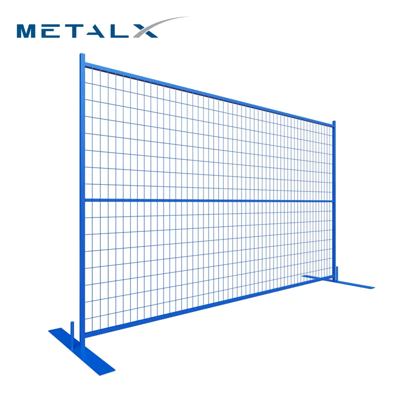 Portable outdoor event welded wire mesh canada standard temporary fence panel for construction site
