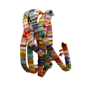 Bracelets unisexes faits à la main de style bohème, bracelets élastiques, perles <span class=keywords><strong>Tila</strong></span> 2026, bijoux inspirés de la plage, perles pour femmes - Product Image 4