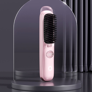 Peine Alisador de Cabello Calentado de Alta Calidad, Planchas de Cabello Profesionales de Salón, Cepillo Alisador de Cabello Portátil y Personalizado - Product Image 3