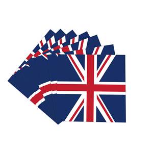 <strong>UK</strong> Flag Plates Napkins Cups Birthday Party Disposable Paper Tableware Supplies Set Union Jack Party Decoration - Product Image 5