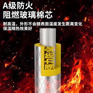 High Temperature Resistant Insulation Pipe <b>Material</b> Cotton Sleeve Boiler Rock Wool Glass Wool <b>Fireproof</b> Heat Insulation - Product Image 2
