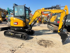 Excavadora de cadenas SANY SY35U usada, excavadora hidráulica compacta para construcción y movimiento de tierras - Product Image 4