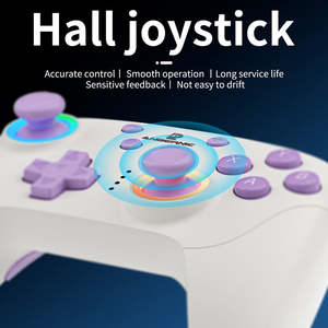 INNOASIA INNOPRO RG P01 Wireless BT Game Controller Joystick with RGB Lighting Game <b>Wheel</b> <b>Steering</b> for Retro Console Mobile & PC - Product Image 5