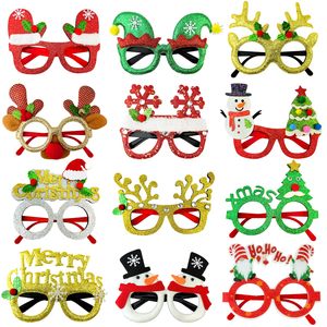 Juego de 6/12/24 Piezas de Monturas de Gafas Brillantes Navideñas, Gafas Festivas de Plástico Ecológico, Accesorios para Fotos de Fiesta - Product Image 4
