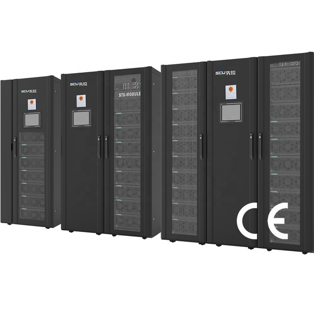 SCU High Power 10kw 100kw to 1mw Online 3 Phase Uninterruptible Power Supply UPS Manufacturer
