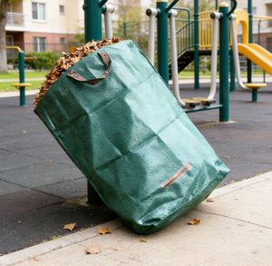 Sac de Jardin Vert en Plastique Durable, Sac à Feuilles Professionnel Robuste et Réutilisable pour Débris Durcis - Product Image 5