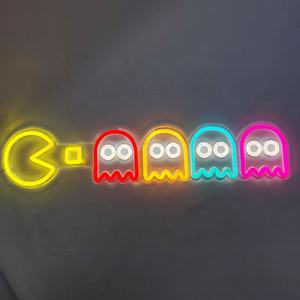 Jusx One More jeu conception personnalisée néon lumière alimenté par batterie enfants chambre décoration enseignes au néon pour adolescents <span class=keywords><strong>salle</strong></span> <span class=keywords><strong>de</strong></span> jeu - Product Image 2