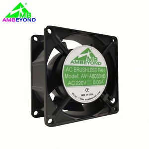 Ventilador de computación verde Función múltiple Seleccionable 80x80x38 Ventilador de rodamiento de bolas de CA de 380 voltios - Product Image 3