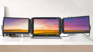 จอภาพเสริม Eloam EL-P2 <span class=keywords><strong>PRO</strong></span> ขนาด 11.6 นิ้ว แบบสามจอ ความละเอียด FHD 60Hz หน้าจอ IPS พอร์ต Type-<span class=keywords><strong>C</strong></span> ไร้ขอบ รองรับ 99% RGB ใช้งานร่วมกับ M1 <span class=keywords><strong>MacBook</strong></span> ผ่านพอร์ต <span class=keywords><strong>USB</strong></span> - Product Image 6