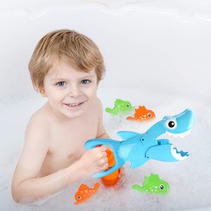 Ensemble de jouets de bain animaux requin baleine poissons pour enfants - Product Image 2
