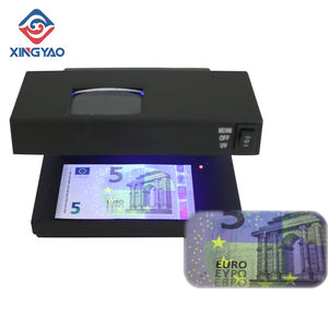 Máquina de detección de dinero EURO, Detector de billetes de Malasia con lente de lupa, lámpara ultravioleta - Product Image 1