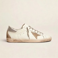 Baskets à lacets vintage d'inspiration créateur, style usé confortable, en cuir véritable, pour le jogging décontracté, été automne