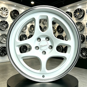 Jantes personnalisées blanches 19 20 22 24 pouces 5x112 5x120 5x114.3 pour voitures particulières BMW Série 3 E30/E36/E46, Audi 80 B2/B3 - Product Image 3
