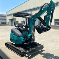 Mini Excavadora de Alta Calidad con Certificación EPA y CE, Multifuncional, Pequeña, de 2.5 Toneladas, en Venta