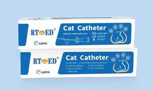 Kateter urin hewan peliharaan, kateter steril sekali pakai dengan kawat panduan untuk kateterisasi uretra aseptik anjing kucing - Product Image 4