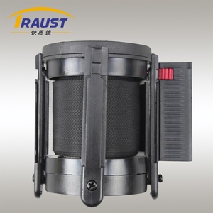 Sản xuất có thể thu vào vành đai hàng đợi cực nhựa Cassette xếp hàng rào cản cho bãi đậu xe ngoài trời & Cổng - Product Image 2