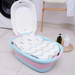 <span class=keywords><strong>Panier</strong></span> à linge pliable en <span class=keywords><strong>plastique</strong></span> Dainty Factory, pliable, pour baignoire pour <span class=keywords><strong>chien</strong></span>, baignoire pliable pour bébé, baignoire pour animaux de compagnie - Product Image 6