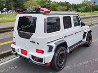 Kit carrosserie haute performance en fibre de carbone style fusée pour mise à niveau W464 Classe G B-Ra Bus B 900 AMG G63 Pare-chocs Grille Échappement