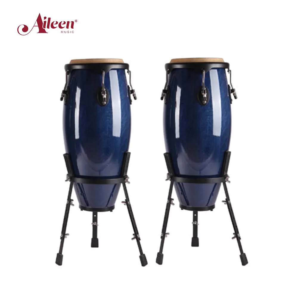 Dark Blue Wooden Conga Drums of Price Chinese Handmade Instruments(ACOG112)