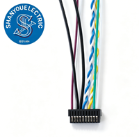 Kabel Harness Kustom Multiwarna Konektor Jantan Betina Tipe Twisted Pair untuk Perangkat Elektronik