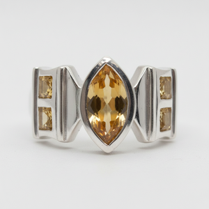Anillo de plata de ley para hombre, oro real de 18 quilates, rodio y chapado en oro con circón y Perla, conjunto de bisel, joyería fina - Product Image 1