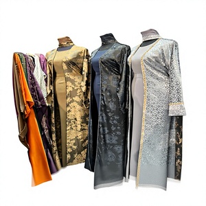 Kaftán Dubai Moderno y Elegante 2026 para Mujer, Hecho a Mano, Tradicional Islámico, Largo hasta el Suelo, de Poliéster Transpirable, para Bodas - Product Image 1