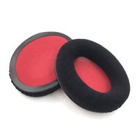 Coussinets d'oreille en velours de remplacement pour casque HyperX Cloud II, compatible avec Kingston HyperX Cloud I II X Alpha Core Flight