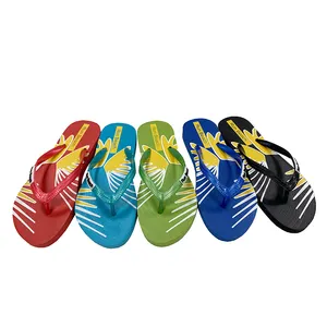 Hot sale in Africa summer beach designer slippers latest design ladies flip-flops slippers