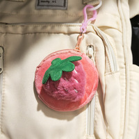 Porte-clés en peluche de couple de dessins animés, pendentif de sac en peluche doux avec charme romantique, cadeau pour amoureux pour la Saint-Valentin