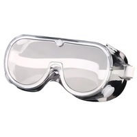 Lunettes de protection intégrales Yulin pour usage scolaire, vente directe usine, 4 trous, transparentes, anti-éclaboussures, anti-buée