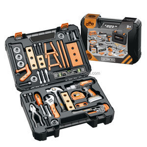 LK Toys Juego de <span class=keywords><strong>herramientas</strong></span> de simulación Juguetes de construcción <span class=keywords><strong>Herramientas</strong></span> DE TRABAJO Taladro eléctrico educativo Juego de simulación <span class=keywords><strong>Bricolage</strong></span> Tool Toy Boys - Product Image 1