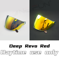 Lunette de protection photochromique pour moto, visière plate de remplacement pour demi-casque Bullitt, pare-soleil, accessoires de protection contre le vent