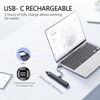 Punteros Láser RF de 2.4 GHz Norwii, Control Remoto Bluetooth Profesional, Presentadores Inalámbricos Recargables con Lápiz Táctil