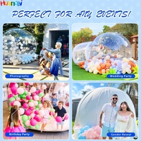Enfants fête mariage publicité gonflables géant cristal clair dôme Transparent PVC gonflable bulle tente amusant maison ballons