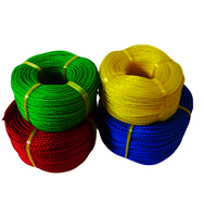Corde en nylon PE torsadée à 3 brins, haute résistance, 380D, 30 plis, 42 plis, colorée, pour filet de pêche, Anhui