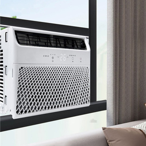 เครื่องปรับอากาศแบบติดหน้าต่างขนาดกะทัดรัด 9000 BTU สำหรับใช้ในบ้าน ระบบทำความเย็นอย่างเดียว ใช้สารทำความเย็น R410A ความถี่คงที่ แบบออลอินวัน - Product Image 2