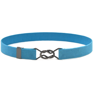 <span class=keywords><strong>Ceinture</strong></span> fine élastique extensible pour <span class=keywords><strong>femme</strong></span>, enfant et étudiante, avec petite boucle en alliage de 2,5 cm - Product Image 6