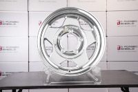 Jantes en alliage forgé style rétro 5 branches, finition argent poli, 17, 18, 20 pouces, 5x127, 5x114.3, compatibles Wrangler, Bronco, Defender
