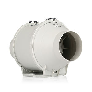 Akış hava duman aspiratörü egzoz fanı karışık plastik CE AC kanal Fan mutfak egzoz plastik santrifüj hava fanı - Product Image 5