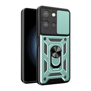 Funda Protectora con Anillo Metálico, Carcasa Trasera de TPU y PC Resistente a Golpes para Teléfono Motorola <span class=keywords><strong>Moto</strong></span> G 5G 2025 G54 G84 G85 G34 5G - Product Image 1