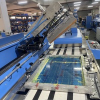 Machine d'impression d'étiquettes de vêtements en ruban Flexo rouleau à grande vitesse pour rouler le guide Web d'enregistrement précis multicolore pour le nylon satiné