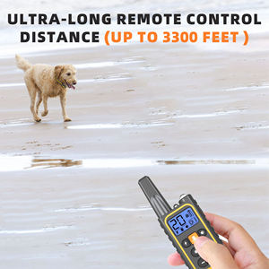 3300ft Long Range Wasserdichtes <span class=keywords><strong>Anti</strong></span> <span class=keywords><strong>Bark</strong></span> Elektrisches Hunde halsband USB Wiederauf lad bares Trainings halsband für Hunde mit Fernbedienung - Product Image 2