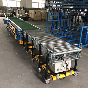 Logistieke Laadlijn Hydraulisch Opheffen Naar Beneden Transportbaan Telescopische Rolband Lossen Transportband Voor Laden En Lossen - Product Image 4