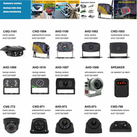 Vente chaude Caméra de recul universelle AHD 720P 1080P Étanche IP69K Vision nocturne Caméra de recul Accessoires de voiture Aide