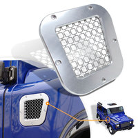 Pièces automobiles : Grilles d'aération latérales en aluminium pour tuning, gauche et droite, pour Land Rover Defender ancien modèle, grille de ventilation latérale de porte de voiture