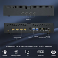 Komputer Desktop Gaming Mini PC I9 14900F Win 11 Linux RTX4070 12G Empat Layar 8K 60Hz Output Dual LAN
