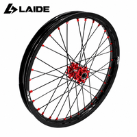 Jeu de jantes à rayons KKE 21/18, 1.6x21 avant, 1.85x18 arrière, en aluminium 7050-T6 anodisé pour moto électrique Sur Ron Light Bee X