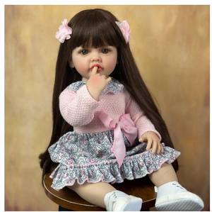 Funzione Talk Silicone vinile corpo rinato bambino realistico Silicone morbido <span class=keywords><strong>bambina</strong></span> 55cm Silicone morbido Reborn Bebe Bebe Bebe Bebe - Product Image 3